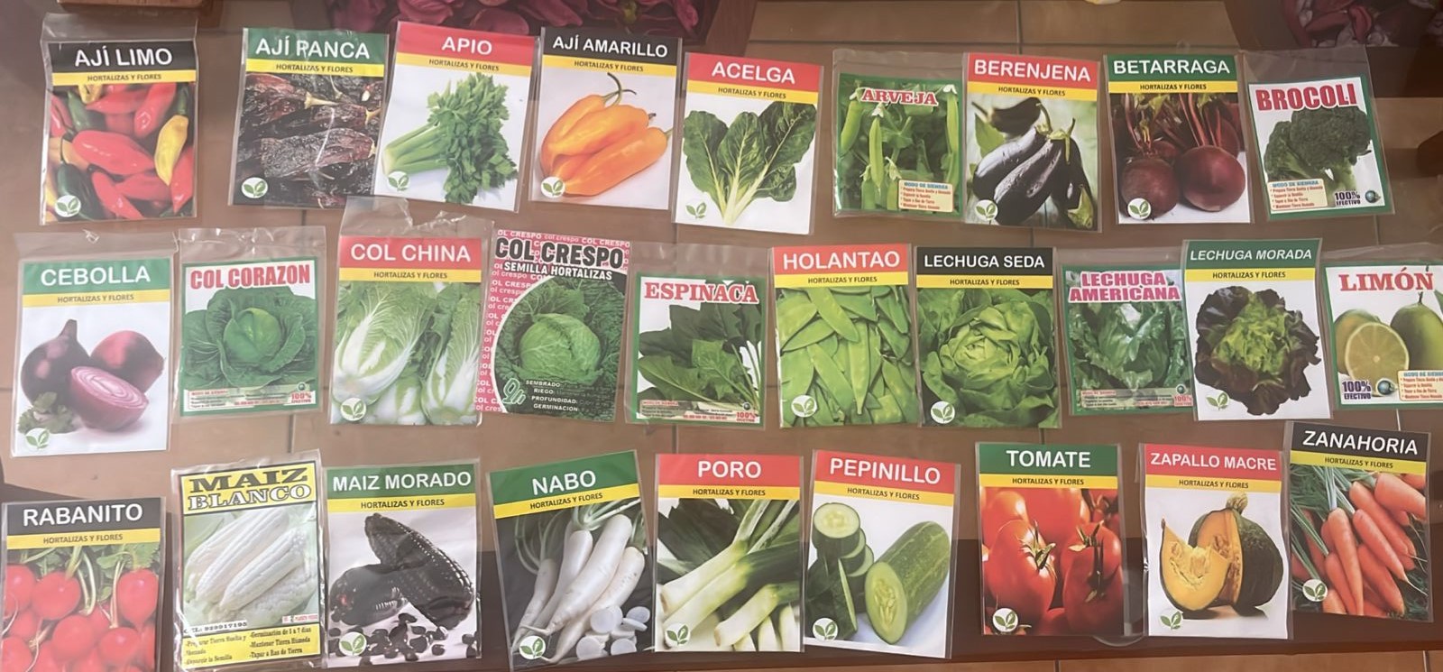 KIT DE SEMILLAS DE HORTALIZAS
